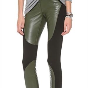 Rebecca Minkoff telescope leather pants